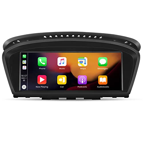 AWESAFE Android 11 Car Radio for BMW 3/5 Series E60 E61 E63 E64 E90 E91 E92 CCC (2004-2008),4+64GB Stereo Multimedia Player GPS Navigator iDrive System Retained Supports 4G WiFi CarPlay Android Auto