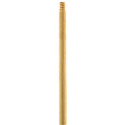 Quickie Replacement Wood Handle with Standard Thread, Durable Wood Broom Handle for Cleaning and Sweeping, Efficient Cleaning and Storage