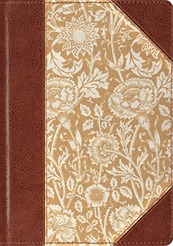 ESV Single Column Journaling Bible, Large Print (Cloth over Board, Antique Floral Design)