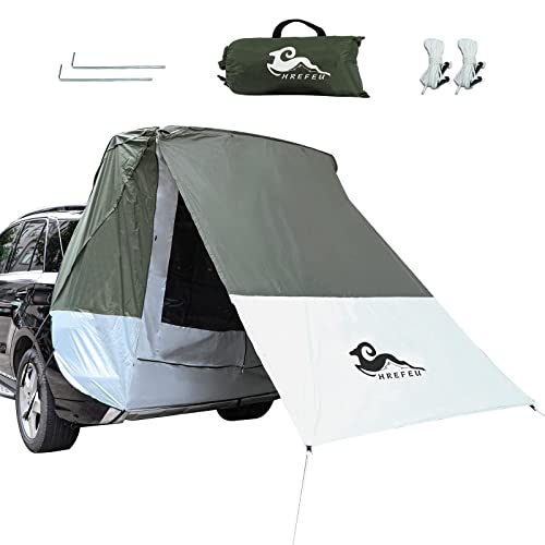 SUV Tailgate Tent with Awning, Tailgate Shade Awning Tent for Camping, Sun Shelter Camping Outdoor Travel, Waterproof 3000MM UPF 50+