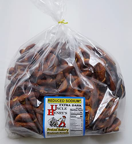 Uncle Henry's 3 lb. Bag Extra Dark Reduced Sodium Pretzels