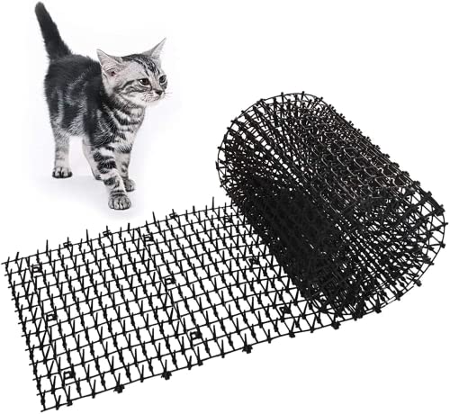 OCEANPAX Cat Repellent Mat with Spikes (13ft) Garden Scat Cat Mat Prickle Strip Home Spike Deterrent Mat for Dogs and Cats (6.5ft2 Pack)