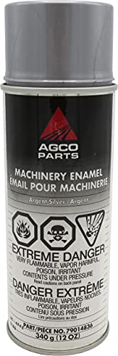 Agco Paint Machinery Enamel Protects Against Rust Aerosol Spray Can (Argent Silver)