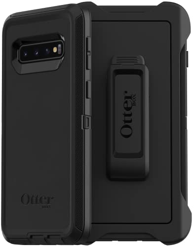 OtterBox DEFENDER SERIES Case & Holster For Samsung Galaxy S10 - Black