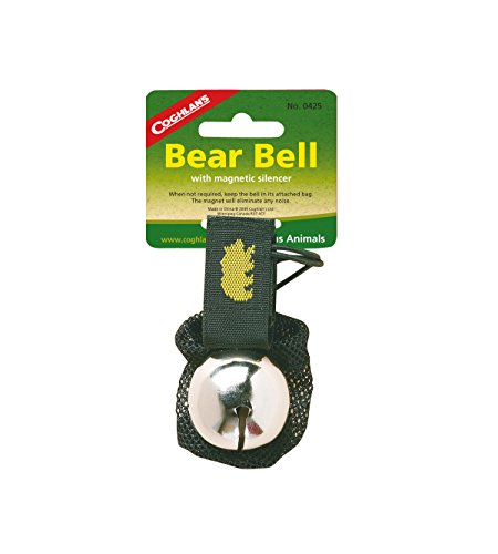 Coghlan's Bear Bell with Magnetic Silencer, Black
