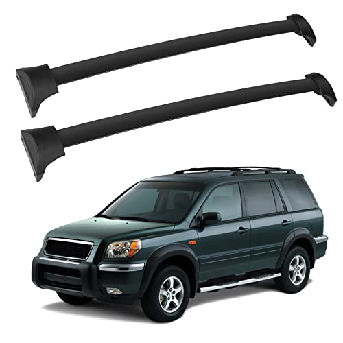 2PCS Aluminum Roof Rack Crossbars KFKGF Roof Rack Cargo Carrier for Pilot 2016-2022 (ONLY fit The car with Side Rails)