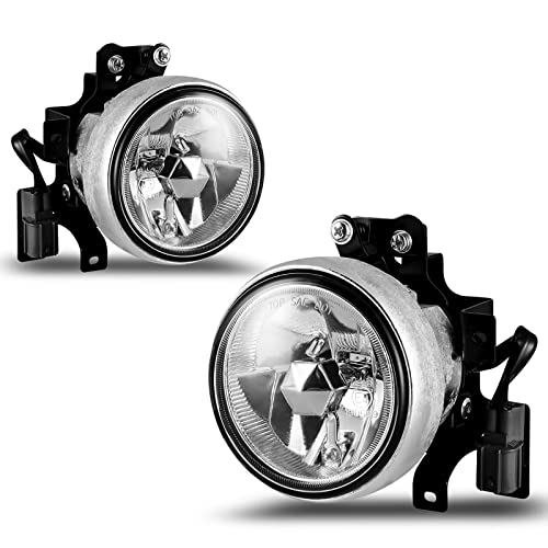 AUTOWIKI Fog Lights For 2003 2004 2005 2006 Honda Element Lamp Assemblies Driver Passenger Replacement With Wiring Kit 1 Pair