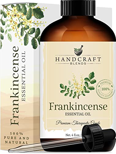 Handcraft Frankincense Essential Oil for Pain - 100% Pure & Natural - Premium Therapeutic Grade with Premium Glass Dropper - Huge 4 fl. Oz