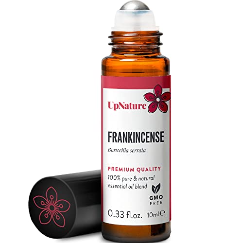 Frankincense Essential Oil Roll On  Topical Frankincense Essential Oils for Skin & Nails, Tones & Evens Skin, Mood Booster -Therapeutic Grade Aromatherapy Oil