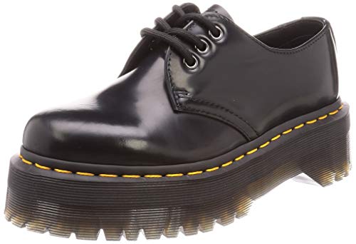 Dr. Martens Women's 1461 Quad Lace Up Shoes, Black, 8 Medium US