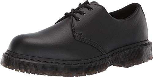 Dr. Martens, Unisex Mono 1461 Slip Resistant Service Shoes, Black, 13 US Men/14 US Women