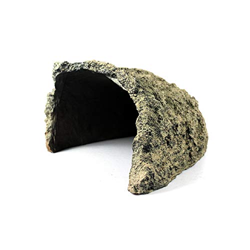 MODERNJOE'S Rock Hideout Caves for Reptile Aquarium Terrarium. Perfect for Small Lizards, Frogs, Turtles, Frogs, Snakes (10.24 x 9.05 x 5.11 inches)