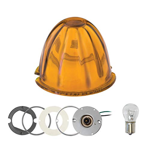 GG Grand General 94543 Light Amber (Screw In Watermelon Am Glass Lens Kit with 1156 Bulb)