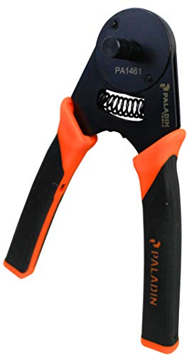 Paladin Tools Closed Barrel D-Sub Crimper, 12-20 AWG, 4 Way Indent - Professional Grade