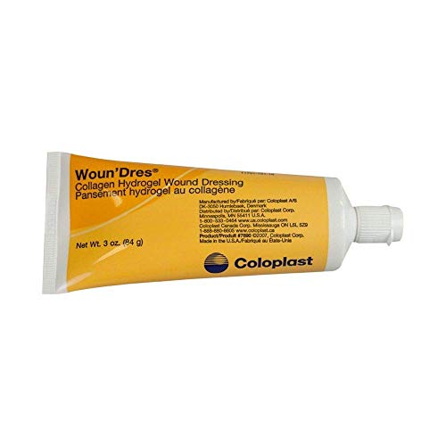 Coloplast Woun'dres Collagen Hydrogel Dressing 3Oz Latex-free Clear, Amorphous (1 Tube)