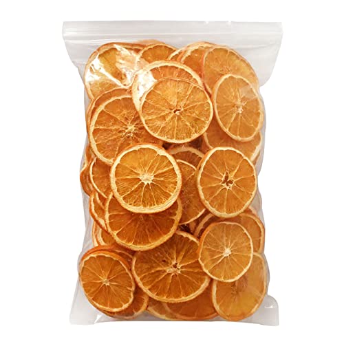 Dried Orange Slices, Dehydrated Orange Slices, Candied Orange Slices Freeze Sugar Free & Vegan & Organic - Blood Orange Wheels Bulk Dry Citrus for Cocktails/Natural Fruit Tea/Candle/Craft