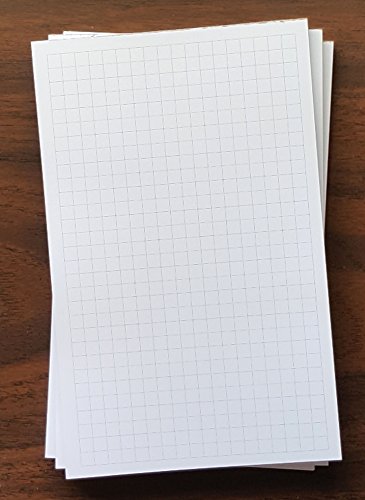 Handy Forms 3 PADS - Graph Note Pad, 5" x 8", 50 Sheets, 1/4" Grid Spacing, Heavyweight, Very Nice Paper