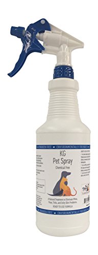 KG Pet Spray - 32oz Ready to Use Spray for Fleas, Ticks, Mites, Lice, Mange and Itchy Skin.