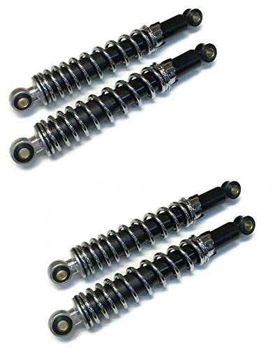 4 Adjustable Shocks 12" Length 10mm ID - Minibike Mini Bike Go Kart Cart Go-Cart