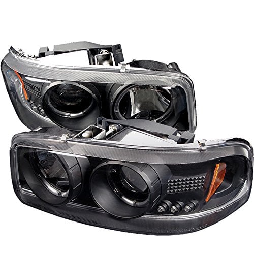 Spyder Auto GMC Sierra 1500/2500/3500, GMC Sierra Denali/GMC Yukon/Yukon Denali/Yukon XL Black Projector Headlight
