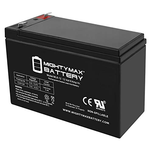 12V 8Ah SLA Battery Replaces Lowrance Elite-3x Fish Finder