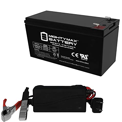 12V 7.2AH SLA Battery for 385ci Portable Fish Finder + 12V Charger