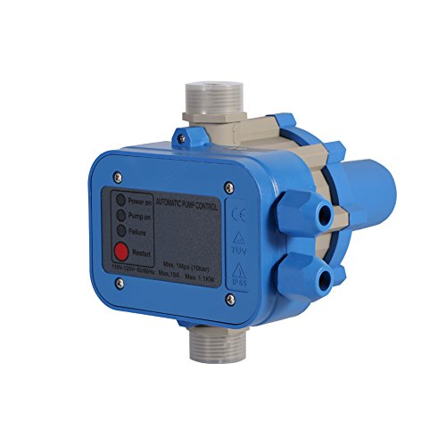 Water Pump Controller, Automatic Water Pump Pressure Switch Elctric Electronic Switch Controller, 110V