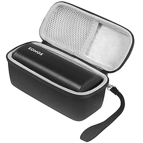 Zaracle Carrying Case Storage Bag Protect Pouch Sleeve Cover Travel Case for Sonos Roam Wireless Bluetooth Speaker (Black)