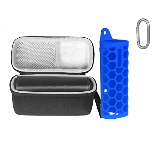 ZLiT Silicone Cover+Speaker Case for Sonos Roam Speaker,Shockproof Protective Sonos Roam Speaker Case Silicone Cover(Blue)