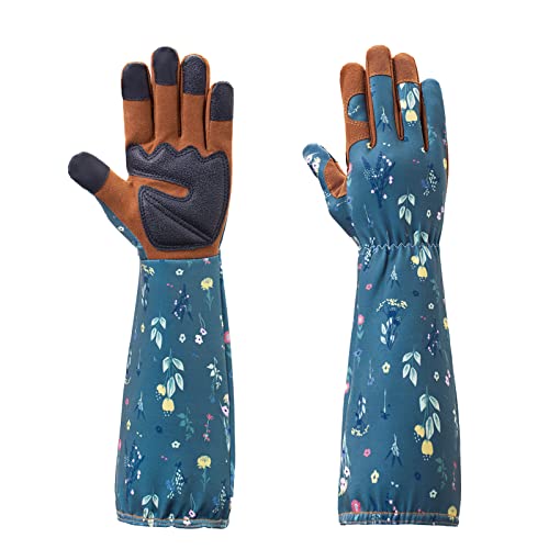 MYLTW Gardening Gloves gifts for women for Women,Working Gloves Thorn Proof No Stab for Digging, Planting,Pruning,elbow length