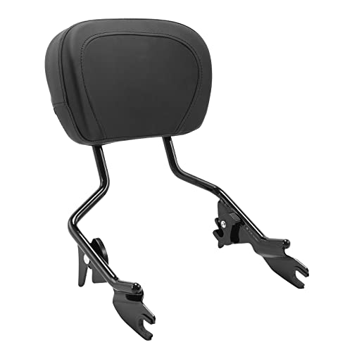 XFMT Detachables Sissy Bar Upright Backrest Sissy Bar Compatible with Harley Touring Street Glide Road King 2009-2023