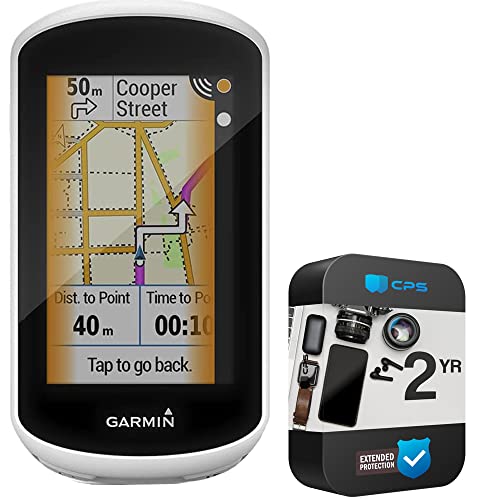 Garmin 010-N2029-00 Edge Explore Touchscreen Touring Bike GPS (Renewed) Bundle with 2 Year Accidental Repair Plan