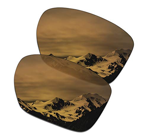 SmartVLT Men's Bronze Gold Replacement Lenses for Oakley Sliver XL OO9341 Sunglass