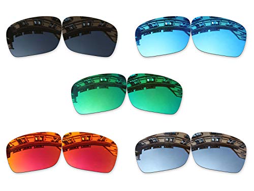 Vonxyz Set of 5 Lenses Replacement for Oakley Sliver XL OO9341 Sunglass Combo Pack