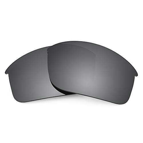 Revant Replacement Lenses Compatible With Oakley Sliver Edge, Polarized, Black Chrome MirrorShield