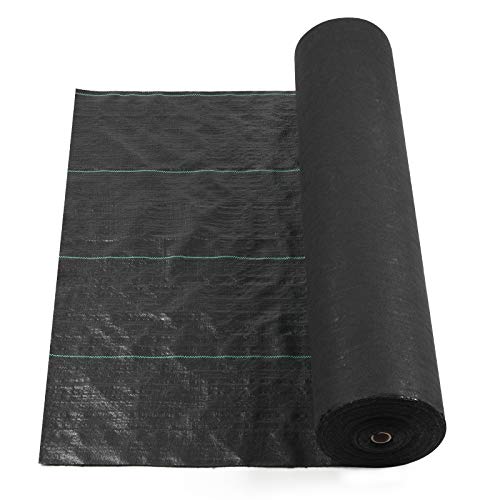 Driveway Fabric 4 x 100 ft 5.8oz geotextile Fabric Commercial Grade Road Fabric,600 Pounds Grab Tensile Strength geotextile Drainage Fabric for Erosion Control,Landscape Fabric,Weed Barrier