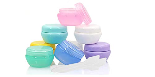 HINNASWA Travel Containers, Travel Toiletry Containers, Travel Lotion Containers, Travel Accessories Bottles Containers for Cosmetic, Makeup, Body & Hand Cream, Lotion, Toiletries