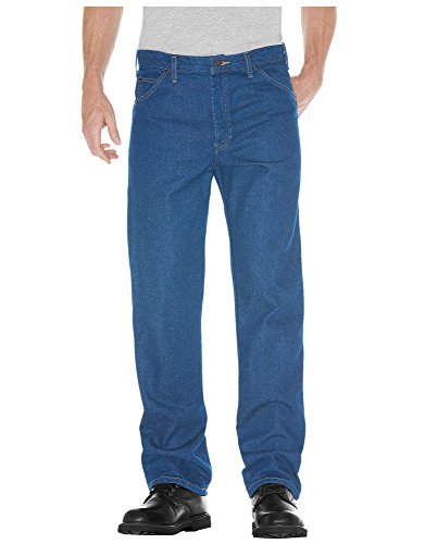 Dickies mens Regular-fit Five-pocket jeans, Stone Washed Indigo Blue, 40W x 30L US