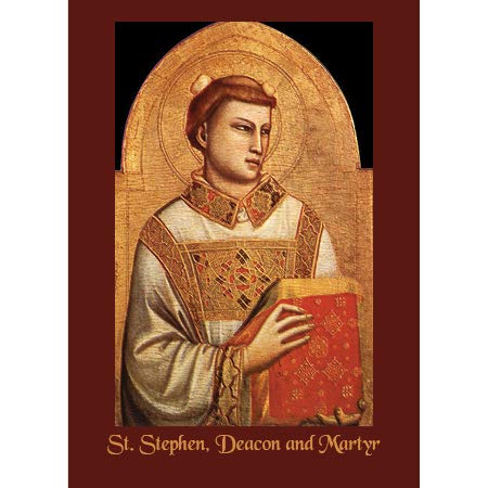 St. Stephen, Deacon and Martyr, Greeting Card