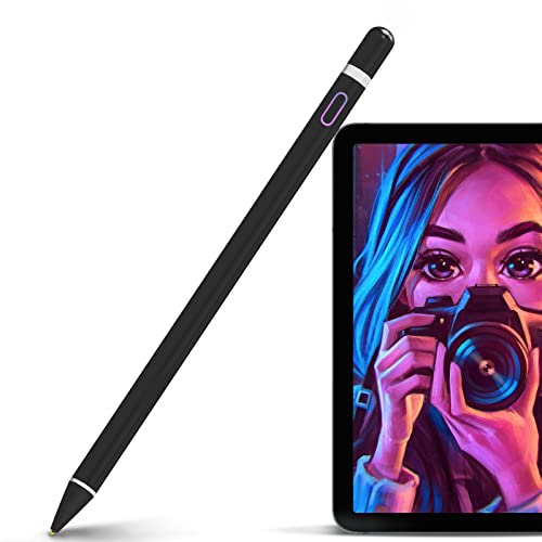 Stylus Pen for iPad, Active Pencil Compatible with Apple iPad Pro 9.7/10.5/11/12.9 Inch Air 2nd/3rd/4th iPad 4/5/6/7/8/9th Gen Mini 4/5/6th Alternative Drawing Writing Stylist for Touch Screens
