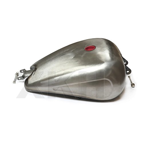 XKH- 4 Gallon 2" Stretched Gas Fuel Tank Compatible with EFI Harley Sportster Forty Eight 07-15 [B074WMVKNS]