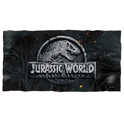 LOGOVISION Jurassic World Fallen Kingdom Logo Beach Towel 30" X 60"