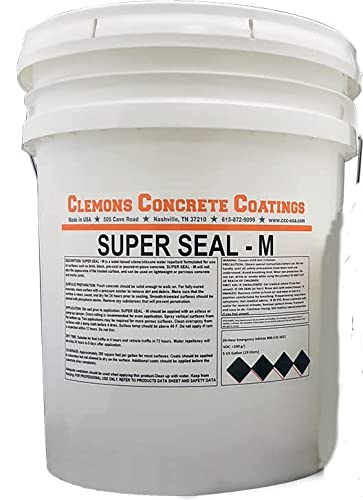 Super Seal-M Concrete Water Repellent Sealer 5-Gallon, Clear