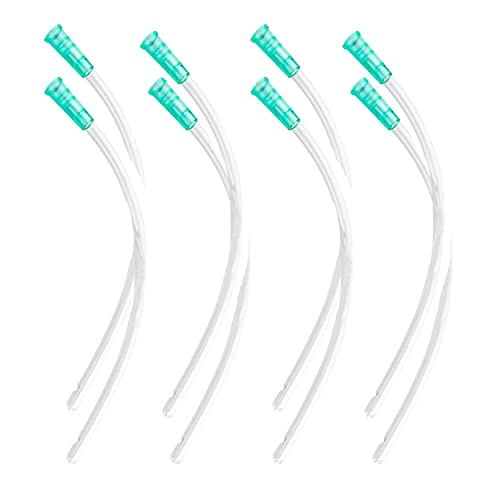 8PCS Handy Plastic Syringe Hoses Replacement Tubing for Enema Plant Hydroponic Liquid Measurement Cake Decoration Pets Feeding Tools, Refilling, Filtration, Scientific Labs, 13inch