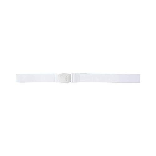 Puma Golf 2021 Ultralite Stretch Belt (Men'S, Bright White, One Size)