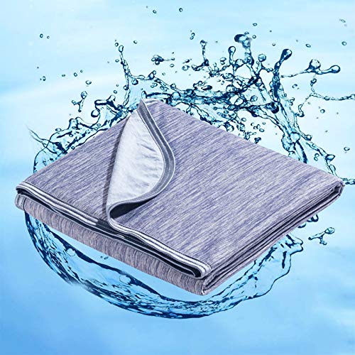 Marchpower Cooling Blanket for Hot Sleepers Twin Size, Arc-Chill Cool Blanket with Double-Sided Design, Japanese Cooling Fiber Absorbs Body Heat, Lightweight Soft Cold Blanket for Sleeping Summer Bed