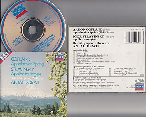 Copland: Appalachian Spring / Stravinsky: Apollon musagete