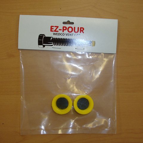 EZ-POUR Replacement Wedco Vent and Spout Cap 2 pack - Update your Can!