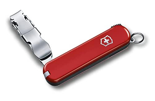 Victorinox Nail Clipper 582 Swiss Army Pocket Nail Clip - Red