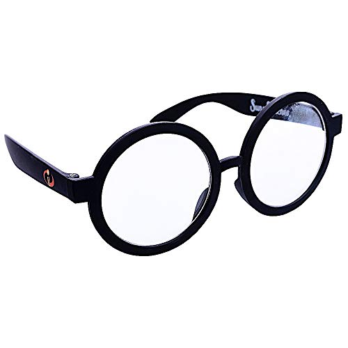 Sun-Staches Costume Sunglasses Incredibles Edna Mode Glasses Party Favors UV400, Black, (Model: SG3298)